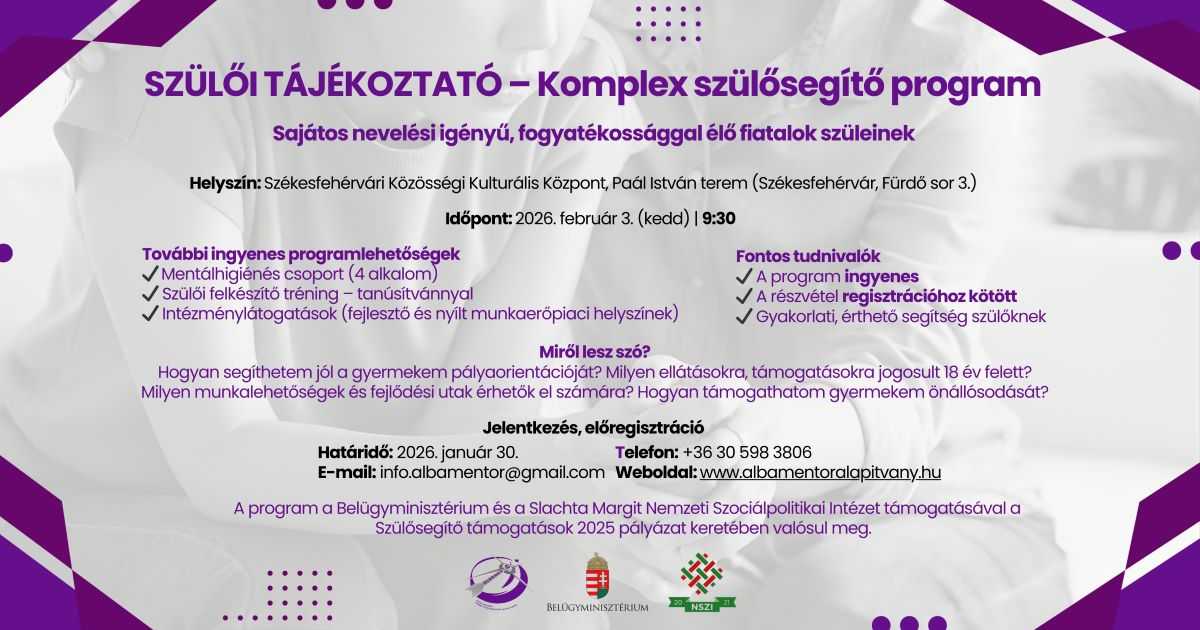 Szülősegítő program